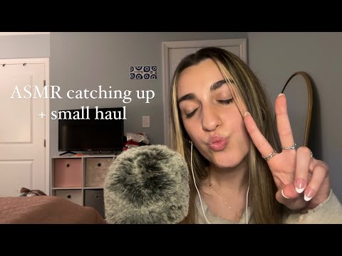 ASMR catching up + small haul 🫶🏻