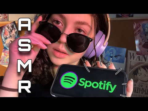 ASMR | The Spotify Trigger💚🎶 ( layered sounds + )