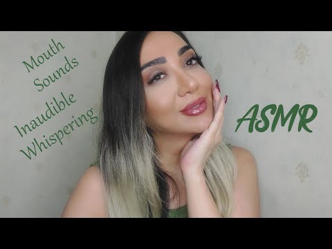 ASMR inaudible whisper ~ mouth sounds