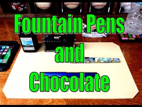 Fountain Pens and Chocolate - ASMR