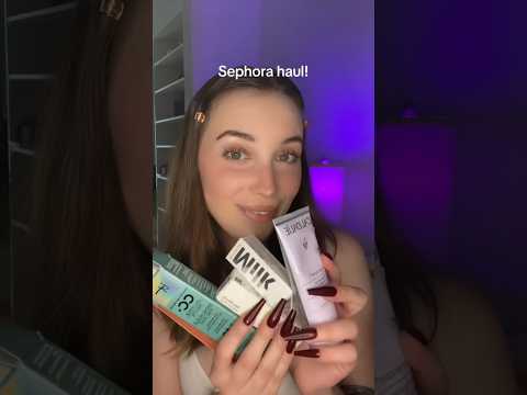 Sephora haul part 1! #asmr #makeup #haul #sephora