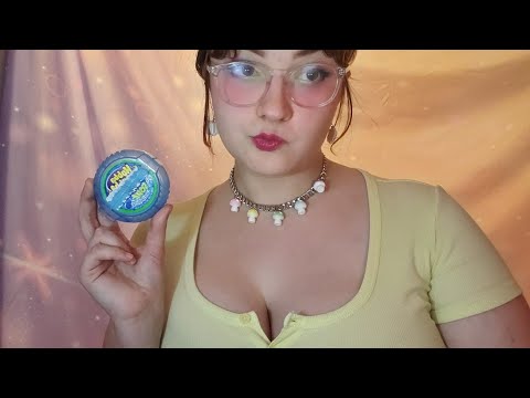 ASMR Bubblegum Chewing and Occasional Bubble Blowing