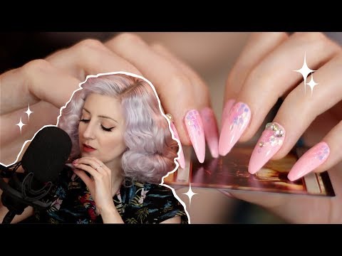 Tapping Gently With Long Nails Takes You To Sleep (ASMR Binaural Whispering)