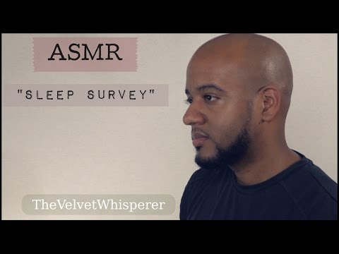ASMR: Sleep Survey Role Play - Typing, Whispering, Soft Speaking