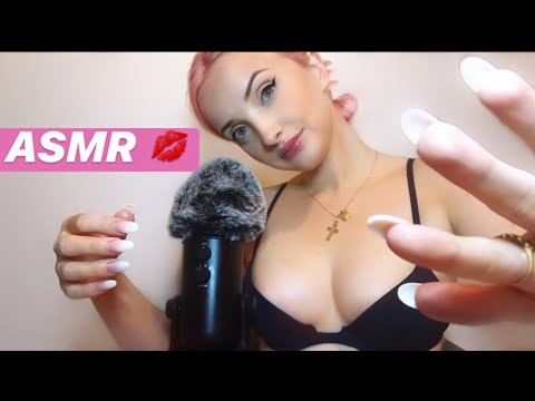 ASMR KISSES, INSTANT TINGLES 😍 MOUTH SOUNDS AND NAIL TAPPING