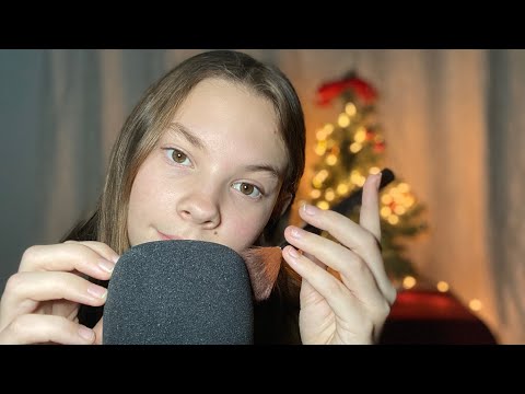 mic brushing/scratching + trigger words-(mouth sounds)~Tiple ASMR
