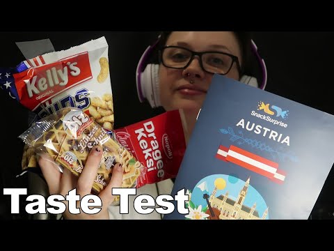 ASMR Austrian Snack Taste Test [Eating Sounds]