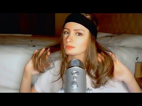 ASMR Playing w/ my Hair| Long Nail Tapping| Hands Sounds & Skin Scratching