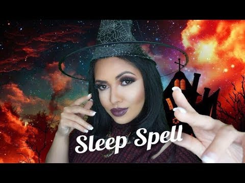 ASMR Witch Casts Sleep Spell For you 👻🎃Whisper | Hand Movements | unintelligible Whisper