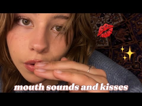 ASMR applying lipgloss and kisses goodnight 😴 (no talking)