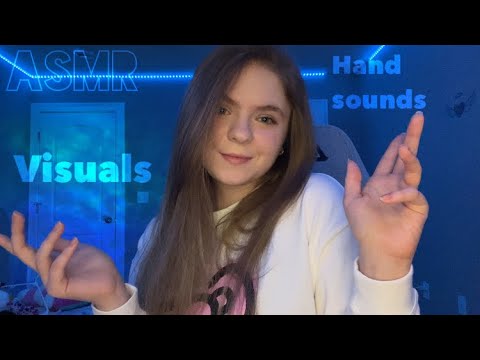 ASMR Relaxing Visuals and Hand Sounds + Repetition 💤