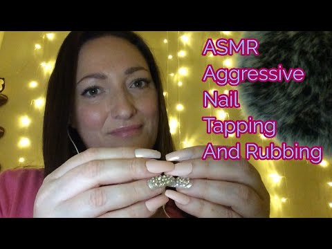 ASMR Aggressive Nail Tapping And Rubbing