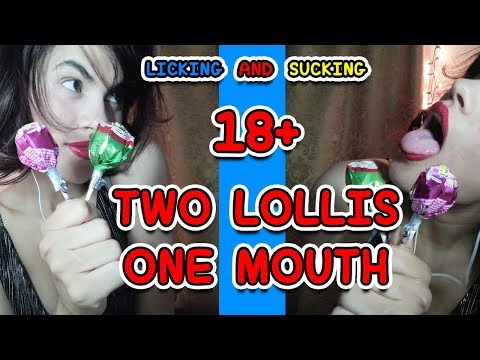 [ASMR] TWO Lollipops | Licking and Sucking | 18+
