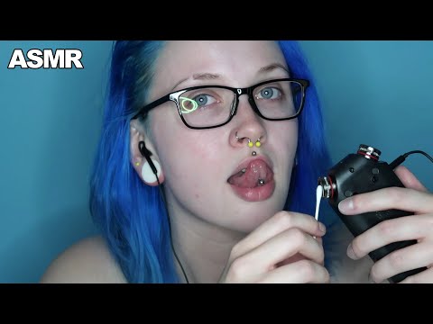 ASMR Ear Cleaning & Random Mouth Sounds [On The NEW TASCAM] 😍
