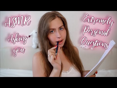 [ASMR] Asking You EXTREMELY Personal Questions 🤭🤫
