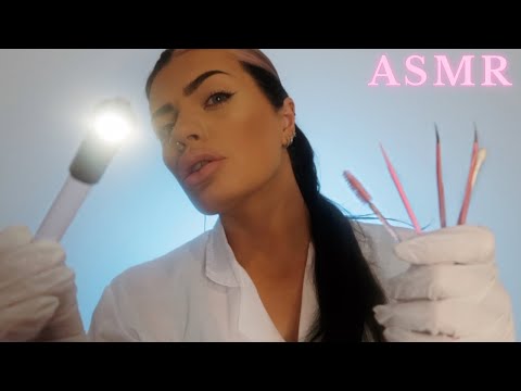 Realistic ASMR Deep Ear Cleaning - (4K binaural sounds, latex gloves, up-close whispers)