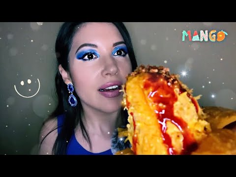 ASMR Comiendo Mango con Chamoy y Chile | ASMR Eating Mango