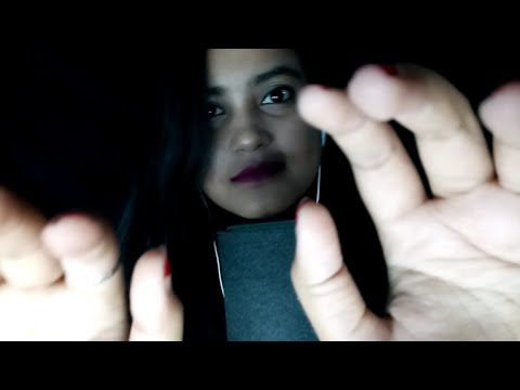 ASMR Face Touching & Tapping Away Anxiety