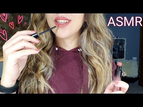 Lipstick Application 👄💄(Tapping, Mouth Sounds) | ASMR ITA