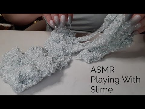 ASMR Playing With Slime