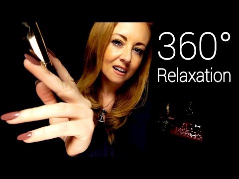 360° ASMR Sound Therapy | Binaural | Massage, Brushing, Singing Bowl, Tuning Forks
