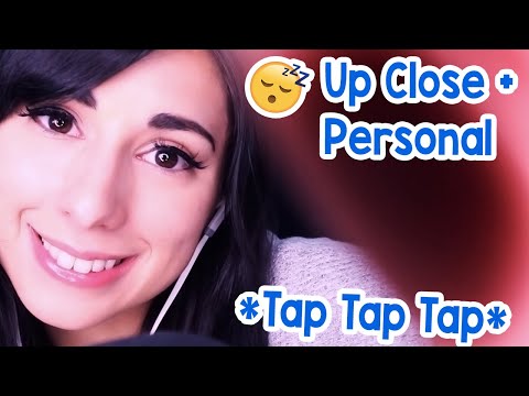 ASMR Up Close Camera Lens Tapping 💤 Mouth Sounds & Personal Attention for Sleep and Relaxation