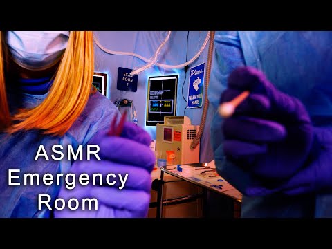 ASMR Emergency Room - Two Doctors Take Care of Your Wounds | Medical Role Play