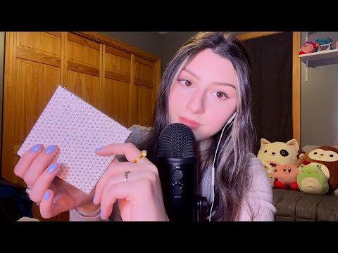 ASMR slow & gentle triggers for you with whisper rambling! 🤍