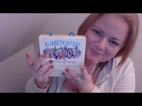 ASMR DANISH letters from A-Å with illustrations with rhymes and chants