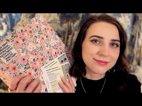 ASMR Scratchy Tapping on School Stuff ✨