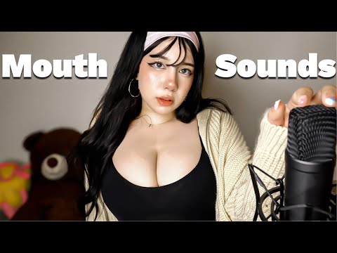 ASMR for TINGLES 🫨 FAST & AGGRESSIVE MOUTH SOUNDS ￼& MIC SCRATCHING + MORE