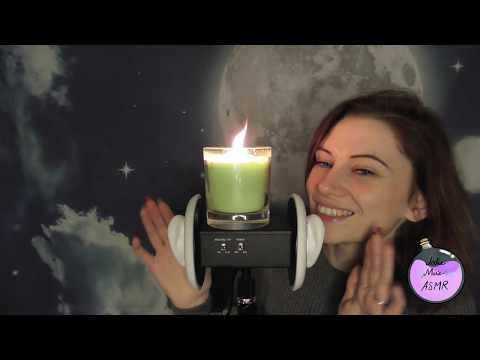 ASMR Gentle Crackily Ear Noms/Crackily Candle/Sticky Kisses