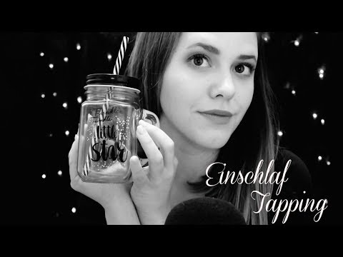 ASMR  ♦ EINSCHLAF TAPPING ♦ Black & White ~ sanft einschlafen in german/deutsch