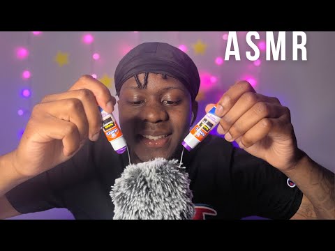 ASMR Fast And Aggressive Crinkly Mic Triggers