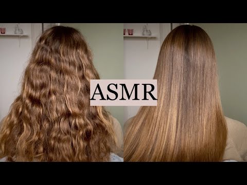 ASMR | Hair Straightening Transformation 🌙 *SLEEP & RELAX*