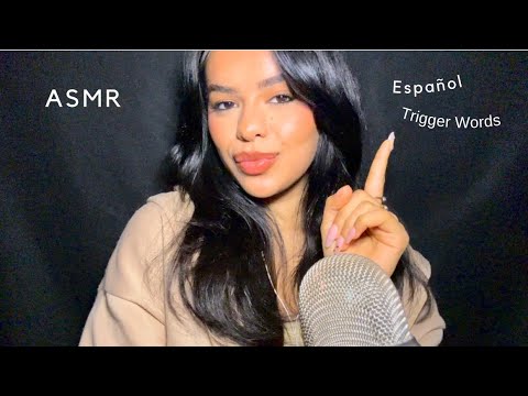 ASMR~ Spanish Triggers Words (En Español) Hand Movements & Mouth Sounds
