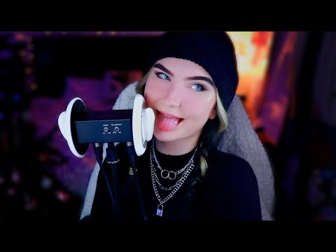 ASMR 3Dio Mouth Sounds - Intense Mouth Sounds w/ Delay For Full Body Tingles