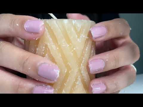ASMR Candle Wax Tapping/Scratching | Rotchells Custom Video