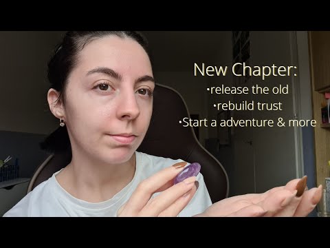 ASMR Reiki for  New Chapter ｜Soft spoken, cord cutting/plucking, crystal healing