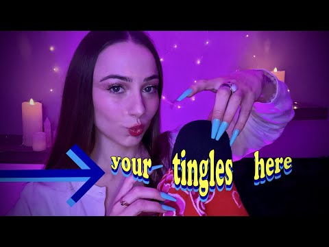 ASMR Textures Under the Mic 💕✧ crinkles + scratching for tingles ✧💕