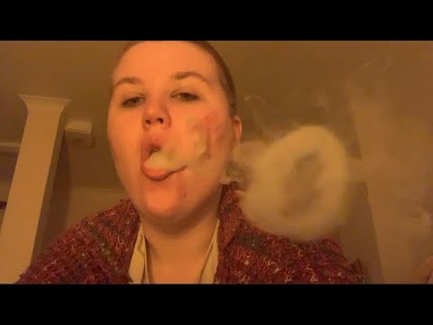 ASMR Vaping | cloud therapy visual triggers (Soft Spoken)