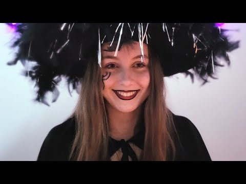 ASMR | Best Friend Dresses You Up 💜👻💜 (makeup and whispering)