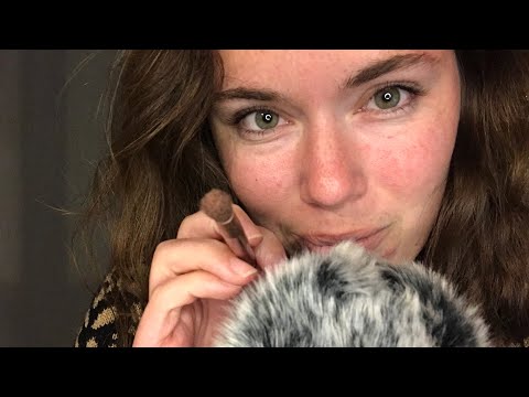ASMR Stipple, Gum Chewing, Clicking and Whisper Ramble to Sleep