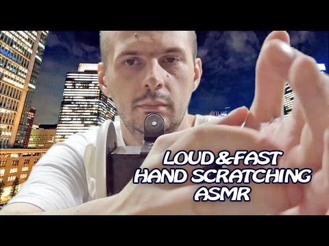 5 Minute ASMR Loud&Fast Hand SCRATCHING Session Binaural