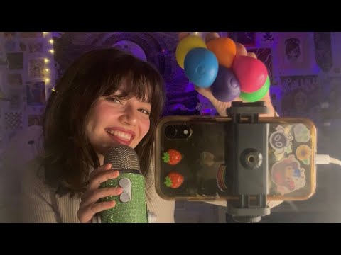 ASMR | Fast and Aggressive Triggers w/ Mouth Sounds & Rambles (Front & Back Camera) Visuals, & More!