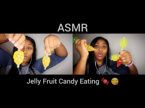 [ASMR] Jelly Fruit Candy Eating 😋 | With Slurping Sounds 🍬