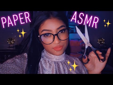 The Best Paper ASMR | Organizing, Flipping, Ripping, Crinkling, Cutting ✂️