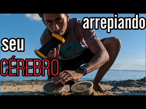 ASMR FORMIGAMENTOS no CÉREBRO !!  com AREIA  (BINAURAL)
