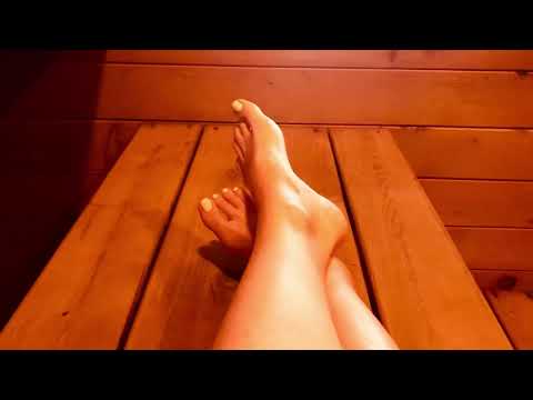 ASMR Hot Sauna Feet