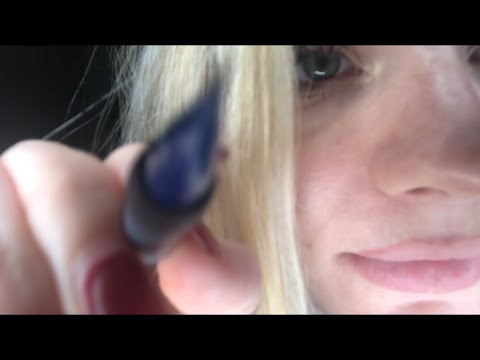 ASMR- Close up-YOU ARE MY JOURNAL/semi inaudible whisper/ tracing camera lens/ affirmations